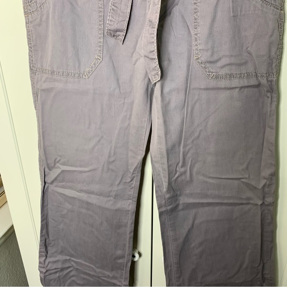 Daughters of the Liberation Flat Front Tie Pants - Picture 3 of 15